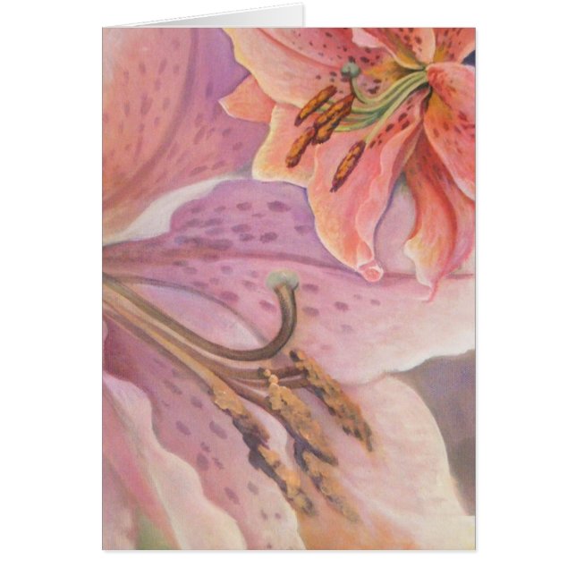 Dagdrömmarelilja Hälsningskort (Framsidan)