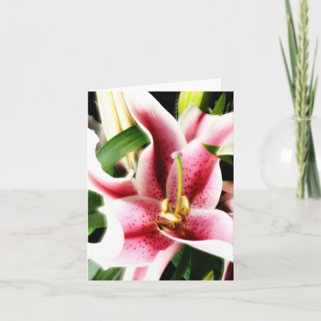Dagdrömmarelilja Notecard Kort (Framsida)
