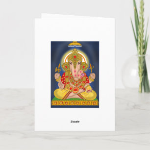 Dagduseth Ganesha Greeting Card Kort