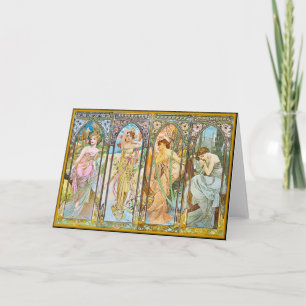Dagen, Alphonse Mucha Kort