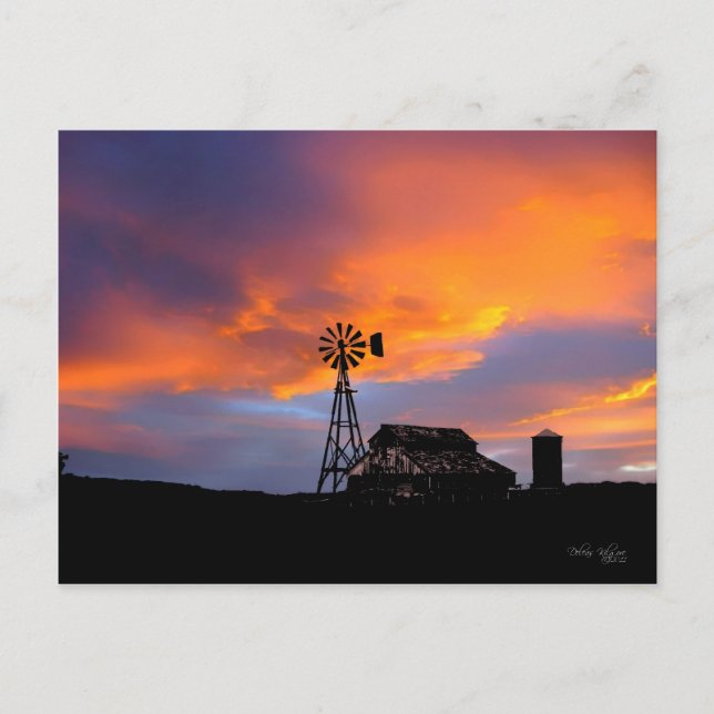 Dagen är slut vykort (Framsida)