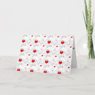 DAGEN ATT SÄGA I KÄRLEK ÄR DU-VALENTINS DAG/VARJE  HELGKORT