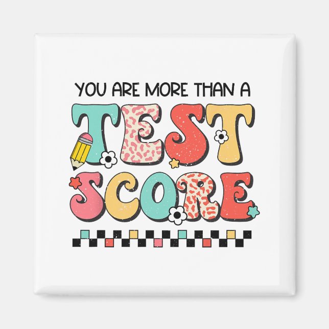 Dagen då du är mer än en testlärartestning magnet (Framsidan)