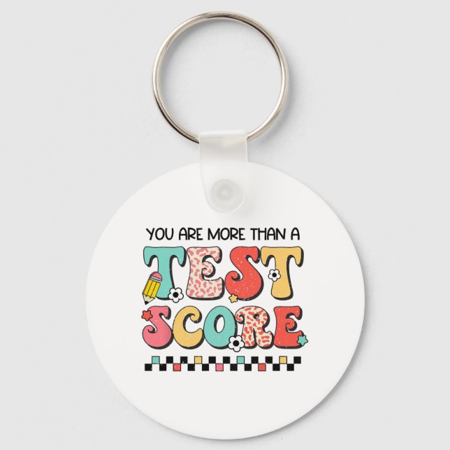 Dagen då du är mer än en testlärartestning nyckelring (Framsida)