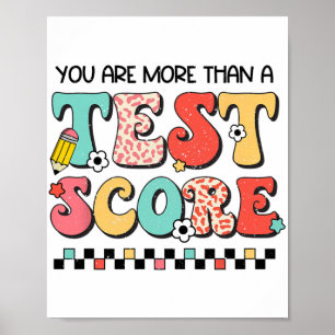 Dagen då du är mer än en testlärartestning poster