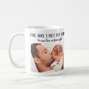 Dagen då jag mötte min pappa Photo First Fars dag Kaffemugg