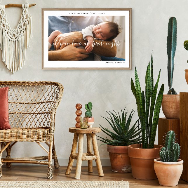 Dagen då jag mötte min pappa Photo First Fars dag Poster (Skapare uppladdad)