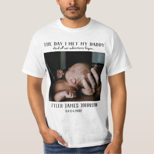 Dagen då jag mötte min pappa Photo First Fars dag T Shirt