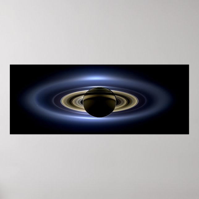 Dagen då jorden log av rymdfarkosten Cassini Poster (Framsidan)