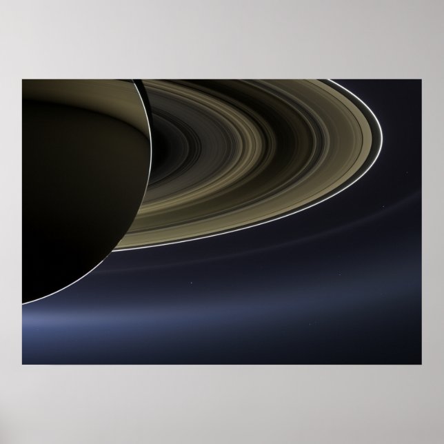 Dagen då jorden log | Cassini | Saturnus Poster (Framsidan)