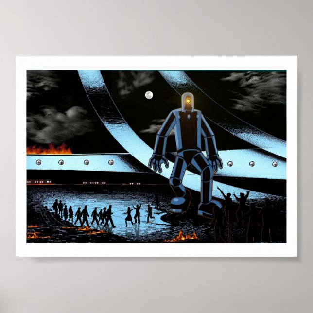 Dagen då jorden stod stilla poster (Framsidan)