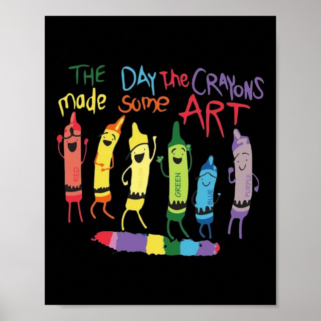 Dagen då Kritor avslutar sin Dekoration på födelse Poster (Framsidan)