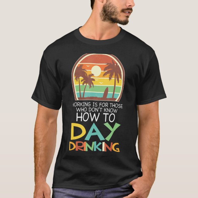 Dagen då man dricker Beach party Dag T Shirt (Framsida)