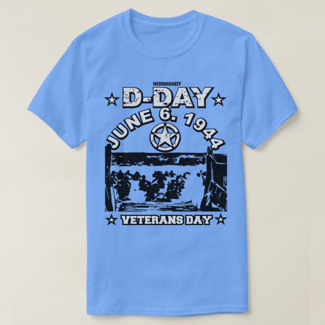 Dagen den 6 juni 1944 Normandie T Shirt (Design framsida)