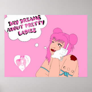 Dagen drömmer om söt dam poster