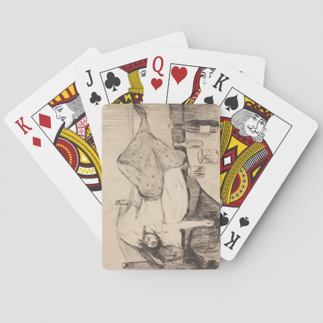 Dagen efter (av Edvard Munch) Casinokort (Baksidan)