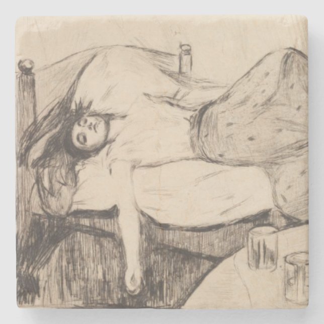 Dagen efter (av Edvard Munch) Stenunderlägg (Framsidan)