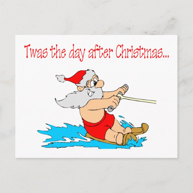 Dagen efter jul helg vykort (Framsida)