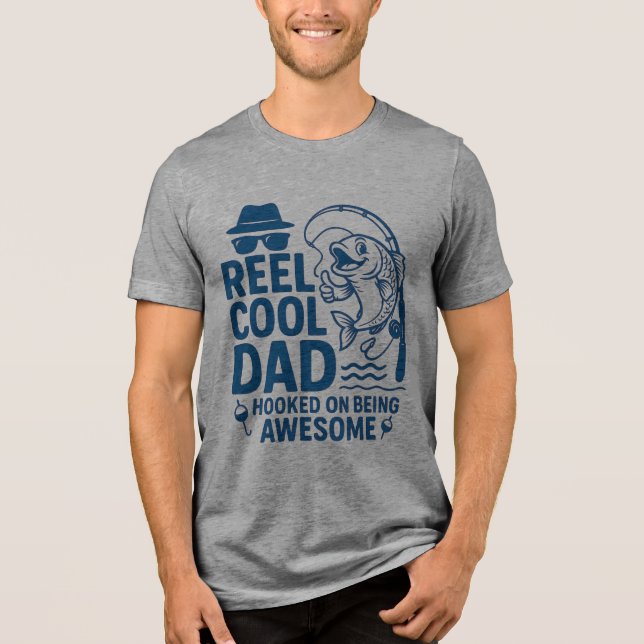 Dagen? En Reel Coola Pappa T Shirt (Framsida)