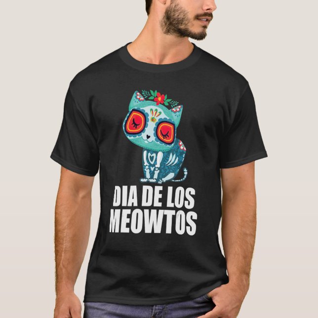 Dagen för den dödliga katedralen de Los Meowtos Ca T Shirt (Framsida)