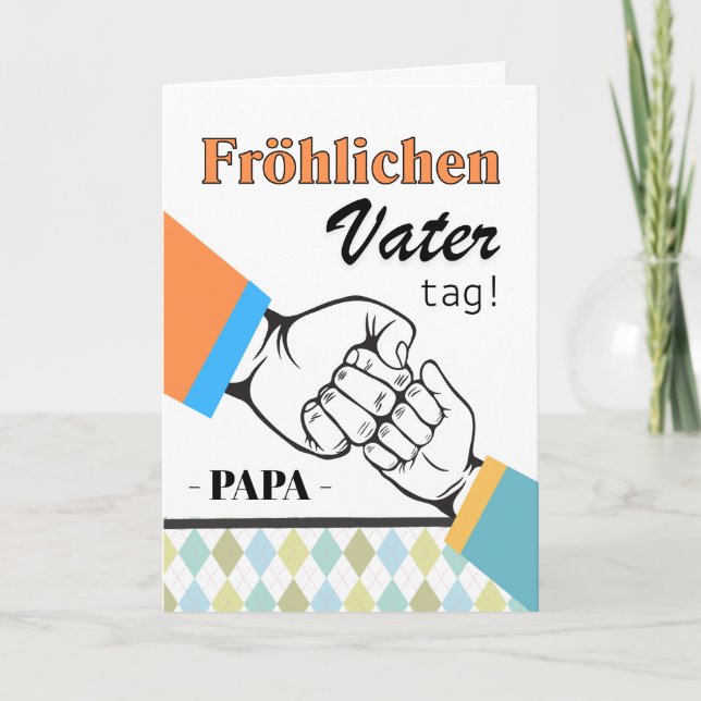 Dagen för det tyska Far-pappa Kort (Framsida)