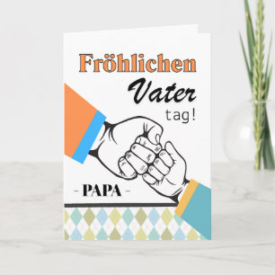 Dagen för det tyska Far-pappa Kort