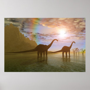 DAGEN FÖR DINOSAURS-SKRIVET POSTER