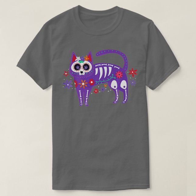 Dagen för dödsskalen Calavera Hall T Shirt (Design framsida)