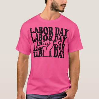 Dagen för fettsvart och vitt arbete t shirt
