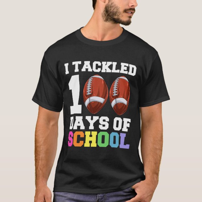 Dagen för fotboll för skolbarn t shirt (Framsida)