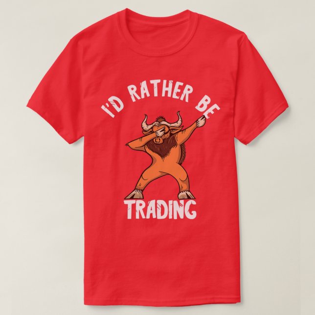 Dagen för handel, DBB Bull Broker Investing Ix27d  T Shirt (Design framsida)