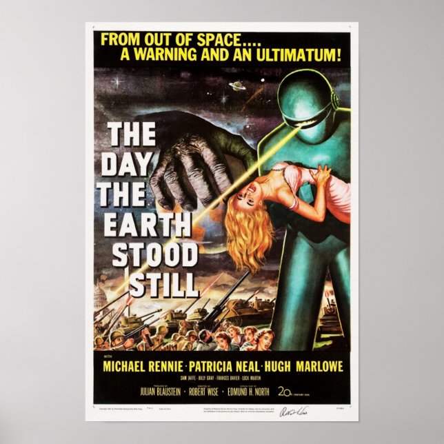 DAGEN FÖR JORDSSTODEN FORTFARANDE Hollywood Cult S Poster (Framsidan)