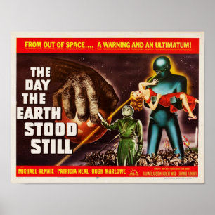 DAGEN FÖR JORDSTODENS FORTFARANDE Hollywood Classi Poster
