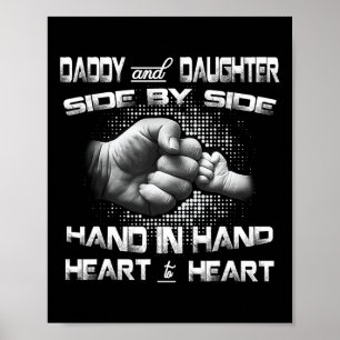 Dagen för pappa-dottern Fist-matchningen mellan Fa Poster