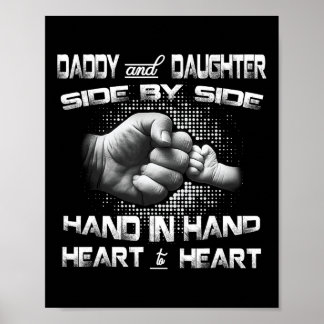 Dagen för pappa-dottern Fist-matchningen mellan Fa Poster