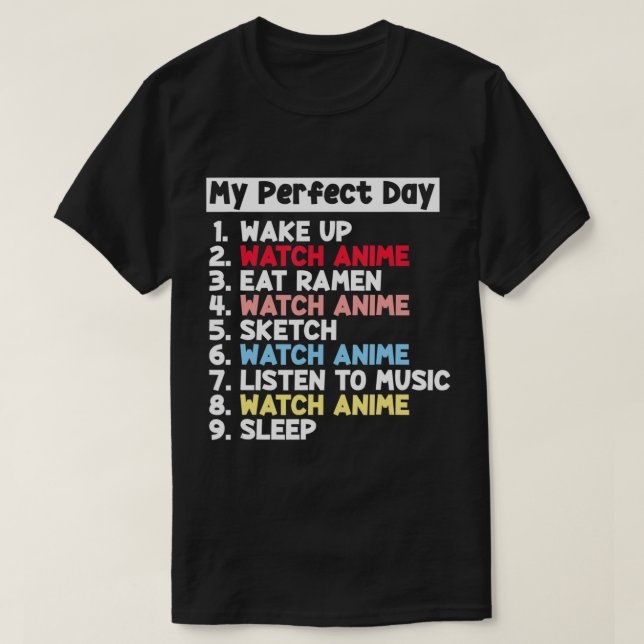 Dagen för Perfekten, Djuren, Merch Cute for Tonåri T Shirt (Design framsida)