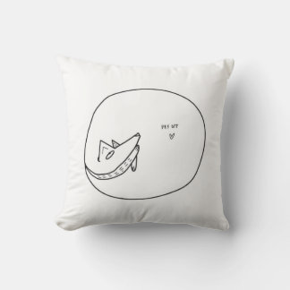 Dagen för retro-djuret hund slappna av i helg kudde