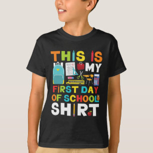 Dagen för skolpojkar flickor Back to school T Shirt