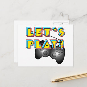Dagen för TV-spel - Let's Play! Vykort