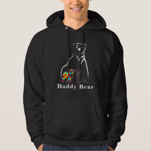 Dagen för uppmärksamheten vid "Pappa Bear Autism A Hoodie