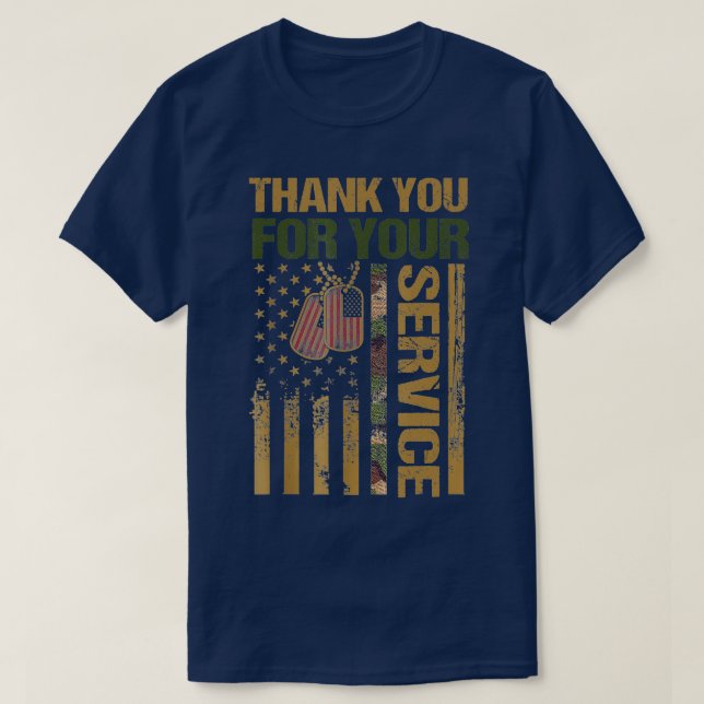 Dagen för veteranernas minnesdag i Tacken T Shirt (Design framsida)