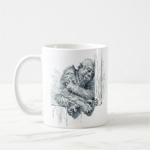 Dagen för vila - Young Ape Gorilla Kaffemugg