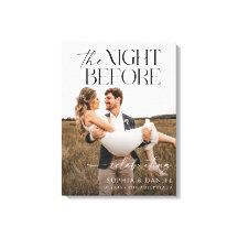 Dagen före repetitionens middag Inramad Canvas