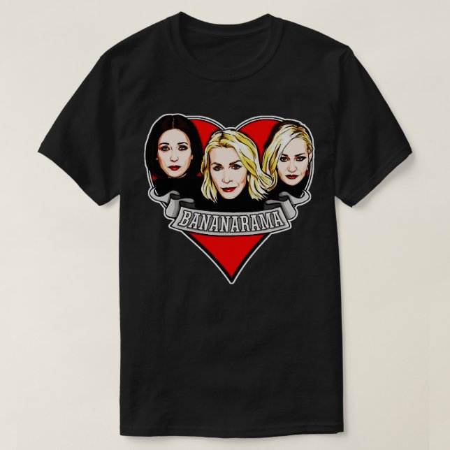 Dagen Gifts New 03 Bananarama Tapet Genres Dance T Shirt (Design framsida)