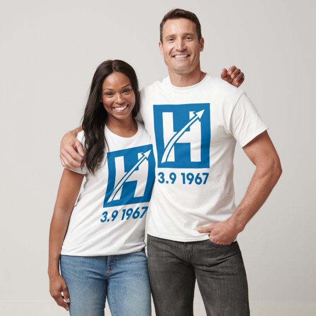 Dagen H 1967 Sverige Trafikbyte Historisk Blå T Shirt (Unisex)