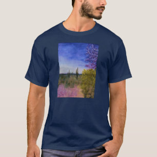 Dagen i den Arizona öknen landskap utanför T Shirt