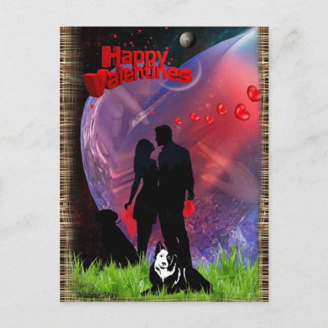 Dagen i Romantik Vykort (Framsida)