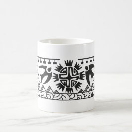 Dagen inspiration Polynesisk tatuering mugg