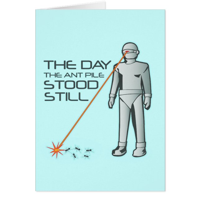 Dagen myrahögen som fortfarande stås hälsningskort (Framsidan)