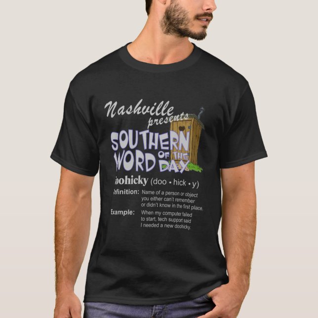 Dagen Nashville Ord - Doohicky T Shirt (Framsida)